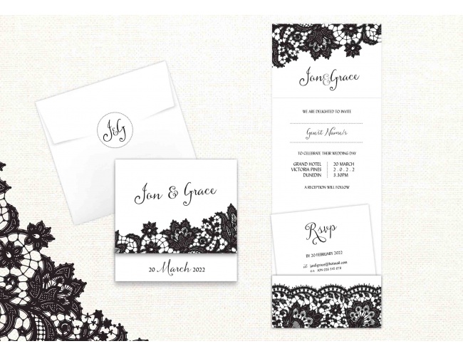 black-lace-pocket-folding